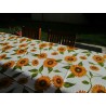 Cotton Tablecloth SUNFLOWER Design All Sizes 100% Cotton MADE IN ITALY