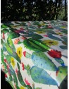 Rectangular Tablecloth in Plasticized Cotton with Cactus Pattern in All Sizes....MADE IN ITALY!!!!