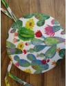 Rectangular Tablecloth in Plasticized Cotton with Cactus Pattern in All Sizes....MADE IN ITALY!!!!