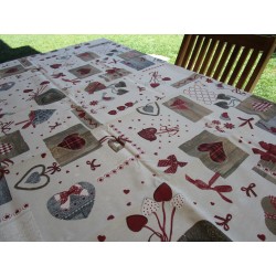 Rechteckige Tischdecke aus...