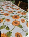 Rectangular Cotton Tablecloth with SUNFLOWER Pattern in All Sizes 100% Cotton.... MADE IN ITALY!!!!!