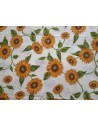 Rectangular Cotton Tablecloth with SUNFLOWER Pattern in All Sizes 100% Cotton.... MADE IN ITALY!!!!!