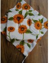 Nappe rectangulaire en coton avec motif TOURNESOL dans toutes les tailles 100% coton.... FABRIQUÉE EN ITALIE !!!!!