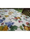 Rectangular Tablecloth in Plasticized Cotton with FRUIT and Lemon Pattern in All Sizes...MADE IN ITALY!!!