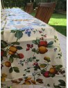 Rechteckige Tischdecke aus plastifizierter Baumwolle mit FRUCHT- und Zitronenmuster in allen Größen...HERGESTELLT IN ITALIEN!!!