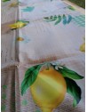 Tovaglia Rettangolare In Plastica Fantasia LIMONI  In Tutte le Misure ..MADE IN ITALY..