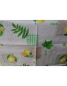 Rectangular Plastic Tablecloth with LEMON Pattern in all sizes..MADE IN ITALY..