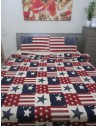 AMERICA Fantasy bed set.. Single-Double-Half Square 100% Natural Fiber Cotton..!!!
