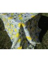 Tovaglia Antimacchia 100% Idrorepellente Fantasia LIMONI E GIRASOLI Misura 140x300 ...NO STIRO!!!!