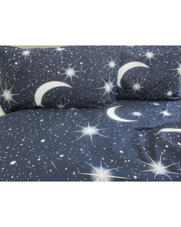 LUNA Fantasy bed set Single..Half Square..Double..Half French Square.. 100% Natural Fiber Cotton...