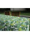 Round chair cover with 2 laces... Size 40x40... PALM FANTASY... Removable cover.. MADE IN ITALY.. 100% COTTON...!!!