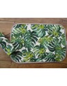 Tischset aus amerikanischer Baumwolle mit GRÜNEM PALMBLATT-Muster, Größe: 50 x 35, 100 % Baumwolle.... HERGESTELLT IN