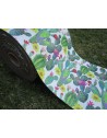 Teppich am laufenden Meter mit CACTUS-Design aus wasserabweisendem Stoff. Rutschfeste Unterseite.... 0,10 Cent Euro pro