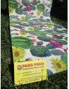 Tapis au mètre avec motif CACTUS en tissu hydrofuge..Fond antidérapant....Euro 0,10 centimes par mètre....FABRIQUÉ EN ITALIE!!!!
