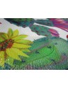 Tapis au mètre avec motif CACTUS en tissu hydrofuge..Fond antidérapant....Euro 0,10 centimes par mètre....FABRIQUÉ EN ITALIE!!!!