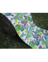 Tapis au mètre avec motif CACTUS en tissu hydrofuge..Fond antidérapant....Euro 0,10 centimes par mètre....FABRIQUÉ EN ITALIE!!!!