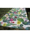 Teppich am laufenden Meter mit CACTUS-Design aus wasserabweisendem Stoff. Rutschfeste Unterseite.... 0,10 Cent Euro pro