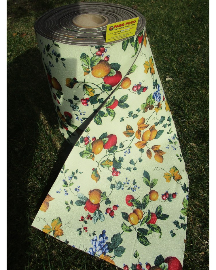 FRUIT AND LEMON Patterned Carpet by the Meter in Fabric... NEW 2022!....Euro 0.10cent per metre....MADE IN ITALY!!!!