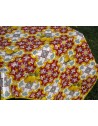 Tovaglia Rettangolare In Plastica Fantasia MAIOLICA Colore Rosso Misura:140x240 ..MADE IN ITALY..!!!!