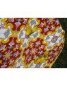 Tovaglia Rettangolare In Plastica Fantasia MAIOLICA Colore Rosso Misura:140x240 ..MADE IN ITALY..!!!!