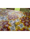 Tovaglia Rettangolare In Plastica Fantasia MAIOLICA Colore Rosso Misura:140x240 ..MADE IN ITALY..!!!!