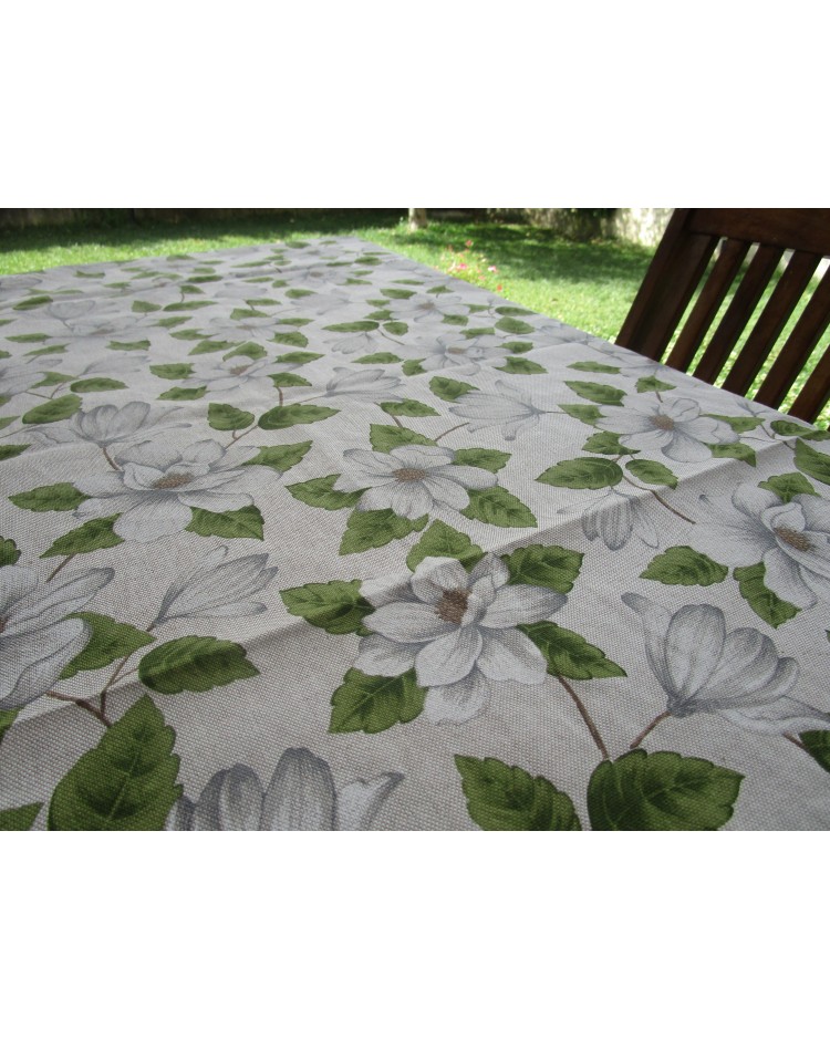 Rechteckige Tischdecke aus Baumwolle mit Blumenmuster in allen Größen, 100 % Baumwolle.... HERGESTELLT IN ITALIEN!!!!!