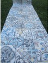 MAIOLICA gemusterter Teppich als Meterware aus wasserabweisendem Stoff!....Euro 0,10 Cent pro Meter....HERGESTELLT IN