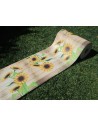 Tappeto Fantasia GIRASOLE  a Metro in Tessuto Idrorepellente... ....Euro 0,070cent al mt....MADE IN ITALY!!!!