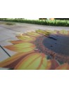 SUNFLOWER Patterned Carpet by the Meter in Water-repellent Fabric... ....Euro 0.070 cents per metre....MADE IN ITALY!!!!