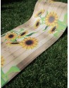 Tappeto Fantasia GIRASOLE  a Metro in Tessuto Idrorepellente... ....Euro 0,070cent al mt....MADE IN ITALY!!!!
