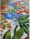 Rectangular Cotton Tablecloth with TROPICAL Pattern..In all sizes 100% Cotton....MADE IN ITALY!!!!!