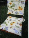 Tovaglia Rettangolare in Cotone Fantasia  LAVANDA E GIRASOLI In Tutte Le Misure 100% Cotone.... MADE IN ITALY!!!!!