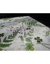 Rectangular Cotton Tablecloth with DAISIES AND FLOWERS Pattern in All Sizes 100% Cotton.... MADE IN ITALY!!!!!