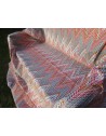 Copriletto Copritutto Fantasia RIGATO Missoni Colore:Rosso..100% Cotone..Misure:170x280...220x280...260X280...MADE IN ITALY!!!