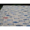 Rectangular Cotton Tablecloth with COLORFUL SEA AND FISH Pattern.. In all sizes 100% Cotton.... MADE IN ITALY
