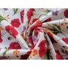 Rectangular Cotton Tablecloth with COLORED POPPIES Pattern in all sizes 100% Cotton.... MADE IN ITALY!!!!!