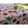 Tovaglia Rettangolare in Cotone Fantasia PAPAVERI COLORATI In Tutte Le Misure 100% Cotone.... MADE IN ITALY!!!!!