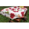 Rectangular Cotton Tablecloth with COLORED POPPIES Pattern in all sizes 100% Cotton.... MADE IN ITALY!!!!!