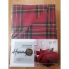 Digitally Printed Duvet Cover + Pillowcases 100% Cotton RED SCOTTISH TARTAN Design.. In all sizes