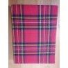 Digital bedruckter Bettbezug + Kissenbezüge, 100 % Baumwolle, rotes schottisches Tartan-Design. In allen Größen