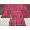 Digitally Printed Duvet Cover + Pillowcases 100% Cotton RED SCOTTISH TARTAN Design.. In all sizes