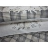 Copripiumino Matrimoniale Sacco+2Federe 100% In Flanella  Disegno TARTAN CERVO ....Colori:Beige-Azzurro-Rosso..MADE IN ITALY!!!