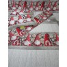 Copripiumino Matrimoniale Sacco+Federe 100% In Flanella Disegno GNOMO ROSSO....MADE IN ITALY!!!