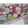 Copripiumino Matrimoniale Sacco+Federe 100% In Flanella Disegno GNOMO ROSSO....MADE IN ITALY!!!