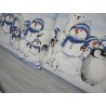 Bettbezug + Kissenbezüge, 100 % Baumwolle, Motiv Pinguine.