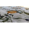 100% Water Repellent Stain Resistant Tablecloth LEMON AND OLIVE TREE Design.. In all sizes...NO IRONING!!!...MADE IN ITALY!!!
