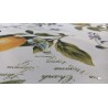 100% Water Repellent Stain Resistant Tablecloth LEMON AND OLIVE TREE Design.. In all sizes...NO IRONING!!!...MADE IN ITALY!!!