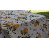 100% Water Repellent Stain Resistant Tablecloth LEMON AND OLIVE TREE Design.. In all sizes...NO IRONING!!!...MADE IN ITALY!!!