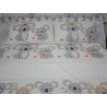 Parure de lit Fantaisie KOALA COULEUR Simple-Double-Moitié Carré 100% Coton ...MADE IN ITALY!!!..