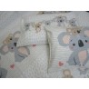 Parure de lit Fantaisie KOALA COULEUR Simple-Double-Moitié Carré 100% Coton ...MADE IN ITALY!!!..